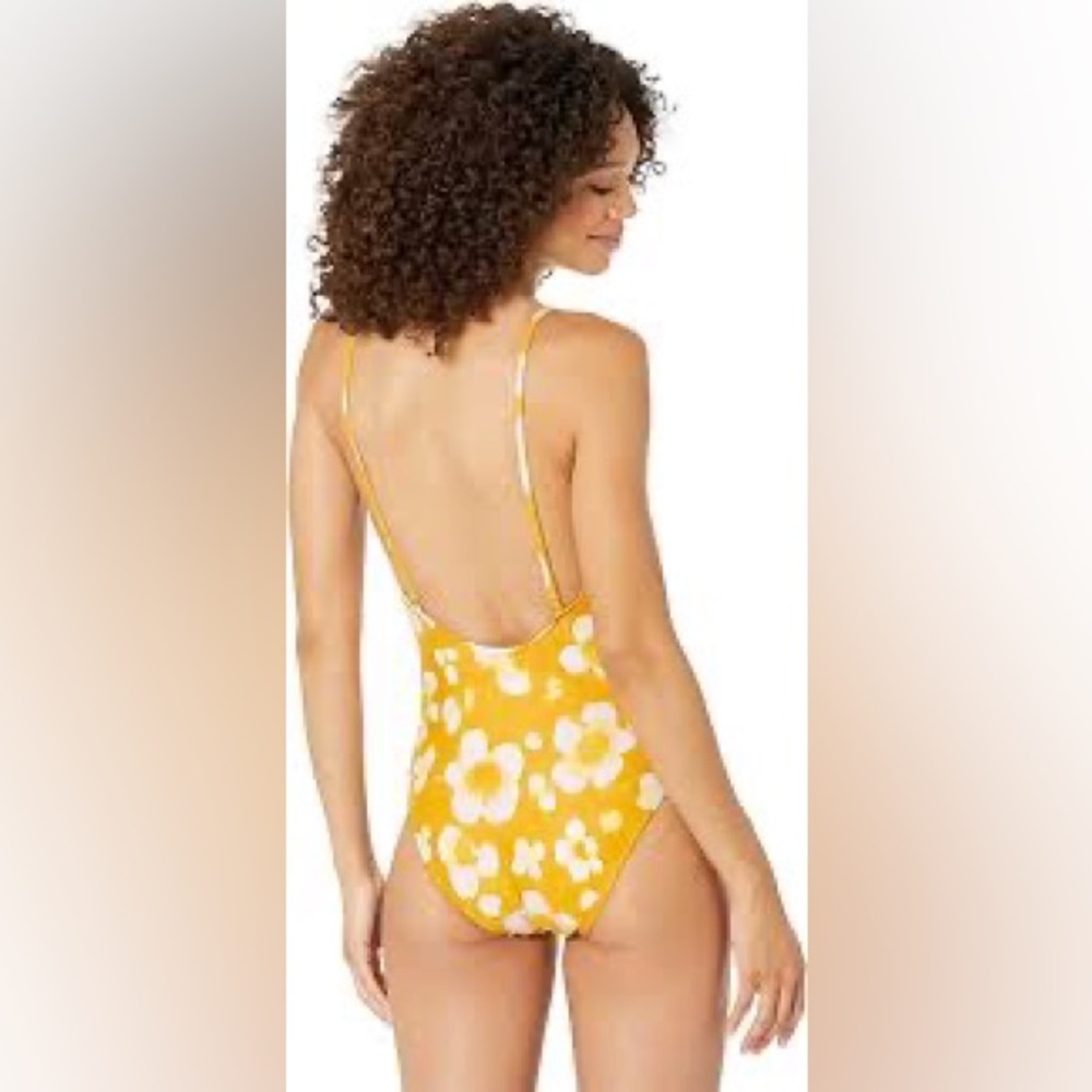 NWT Madewell Second Wave Tie-Front One-Piece Swimsuit - Picture 2 of 7